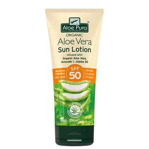Aloe Pura - Aloe Vera Sun Lotion SPF50, 200ml