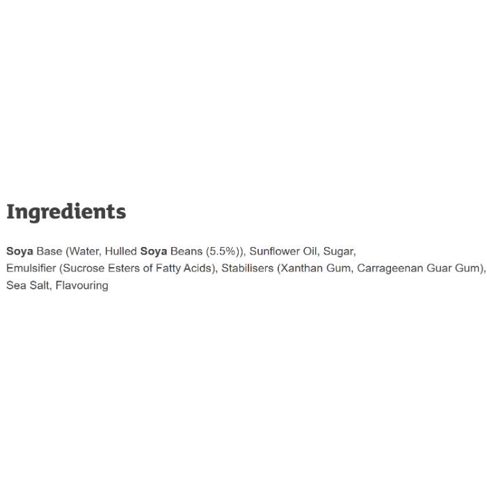Alpro - Soya Single Cream, 250ml - Back