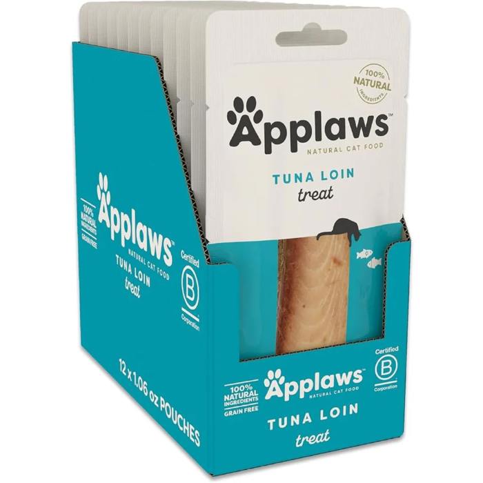 Applaws - Natural Wet Cat Treat Tuna Loin, 30g  Pack of 12