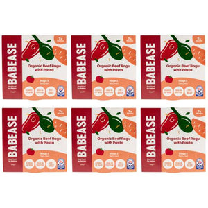 Babease - Organic Beef Ragu with Pasta Pot, 130g | Pack of 6