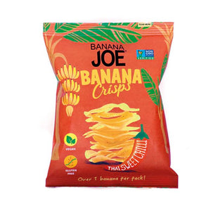 Banana Joe - Banana Crisps, 23g - Pack of 12 | Multiple Flavours