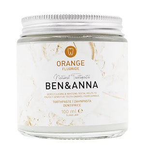 Ben And Anna - Toothpaste Jar With Fluoride, 100ml | Pack of 6 | Multiple Flavours