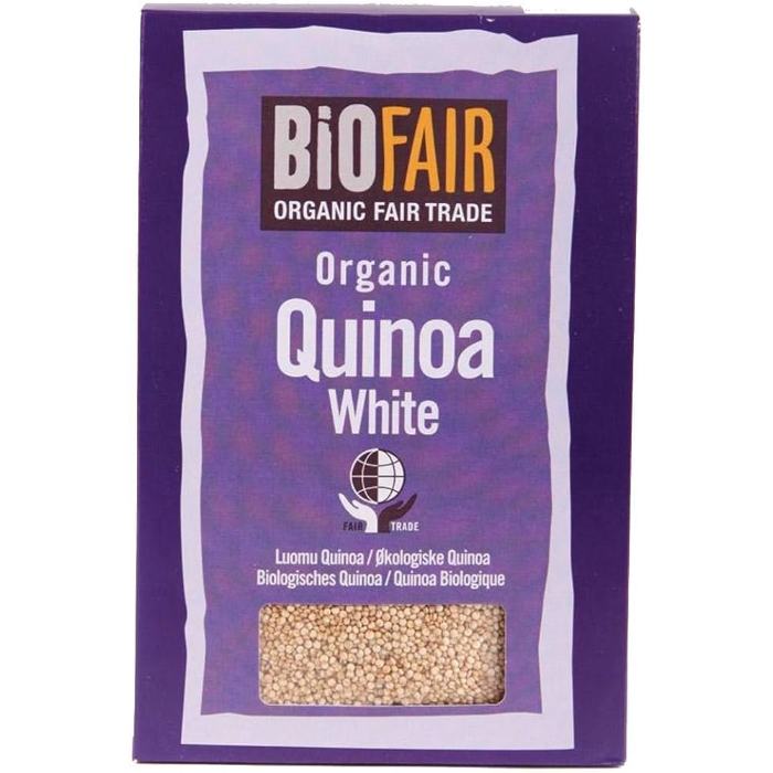 Biofair - Organic Fairtrade Quinoa Grain White, 500g - Pack of 6