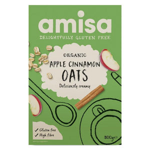 Biona - Amisa Organic Apple Cinnamon Oats, 300g | Pack of 6