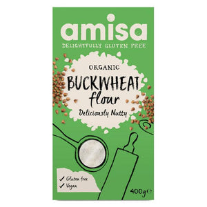 Biona - Amisa Organic Buckwheat Flour, 400g | Pack of 6