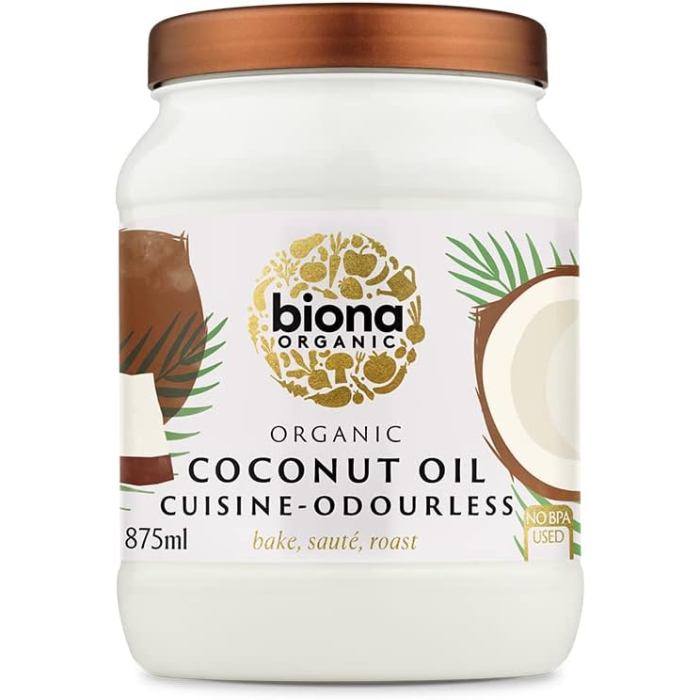 Biona - Organic Coconut Oil Cuisine - Mild & Odourless, 875ml