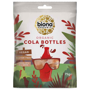 Biona - Organic Cola Bottles, 75g | Pack of 10