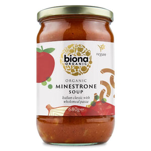 Biona - Organic Minestrone Soup, 680g | Pack of 6
