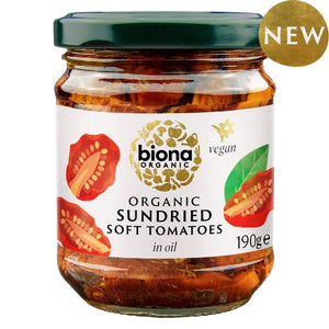 Biona - Organic Sundried Soft Tomatoes in Oil, 190g | Multiple Options