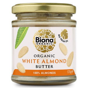 Biona - Organic White Almond Butter, 170g | Pack of 6