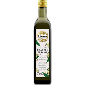 Biona - Toasted Sesame Seed Oil Cold Pressed Organic, 250ml