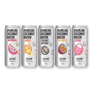 Bonsoy - Organic Sparkling Coconut Water, 250ml | Pack of 12