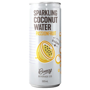 Bonsoy - Sparkling Passionfruit Coconut Water, 250ml | Pack of 12