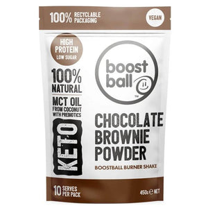 Boostball - Raw Chocolate Brownie Powder, 450g