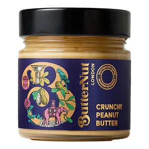 ButterNut of London - Crunchy Peanut Butter, 180g - Pack of 10
