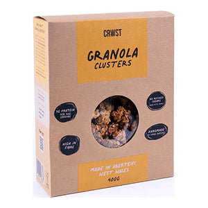 CRWST - Granola Clusters, 400g | Pack of 12