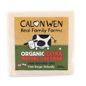 Calon Wen - Organic Cheese, 200g | Multiple Flavours