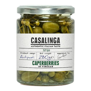 Casalinga - Caperberries in Vinegar, 280g - Pack of 12