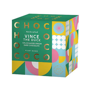 Chococo - Vince the 72% Ecuador Dark Chocolate Duck (vf) 130g 6