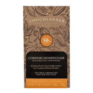 Chocolarder - Cornish Honeycomb 50% Milk, 70g | Pack of 10