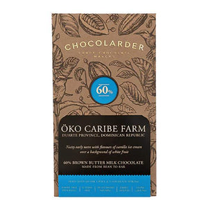 Chocolarder - Oko Caribe Farm 55% Milk, 70g | Pack of 10