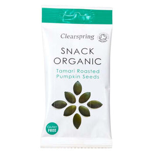 Clearspring - Organic Yaemon Tamari Roasted Pumpkin Seeds, 30g | Multiple Options