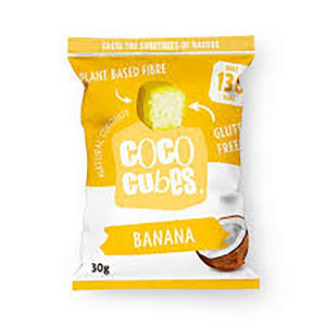 Coco Cubes - Banana, 30g | Pack of 12