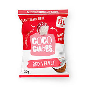Coco Cubes - Red Velvet, 30g | Pack of 12
