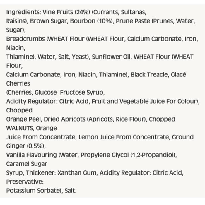 Cole's - Signature Christmas Pudding, 454g - Back