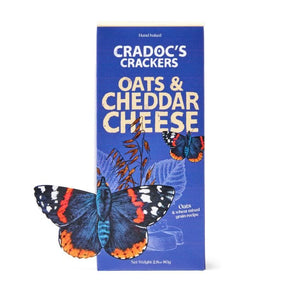 Cradoc's - Oat with Cheddar Cheese Crackers, 80g | Pack of 6