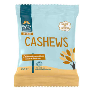 Crazy Jack Organic - Cashews, 30g