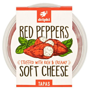 Delphi - Red Peppers Stuffed with Cheese (135g drained weight), 135g