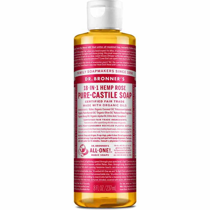 Dr Bronners - All-One Magic Soap Rose, 237ml