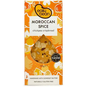 Easy Bean - Moroccan Spice Chickpea Crispbread, 110g | Multiple Sizes