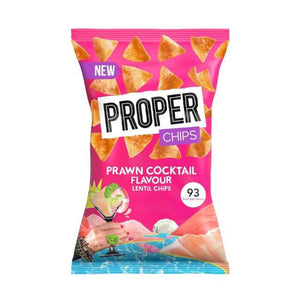 Eat Real - Proper Chips Lentil Prawn Cocktail, 85g | Pack of 8