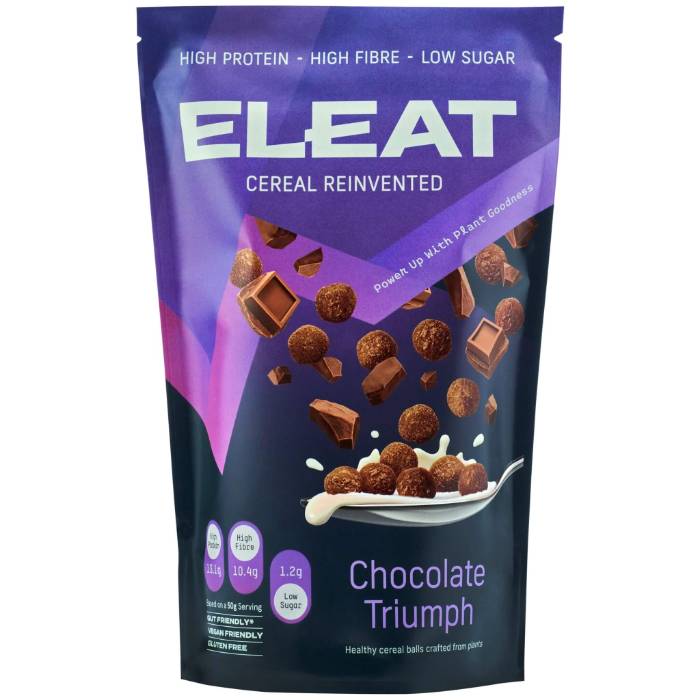 Eleat - High Protein Chocolate Triumph Cereal, 250g Pack of 5
