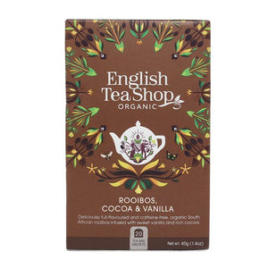 English Tea Shop - Chocolate, Rooibos & Vanilla, 20 Bags | Pack of 6