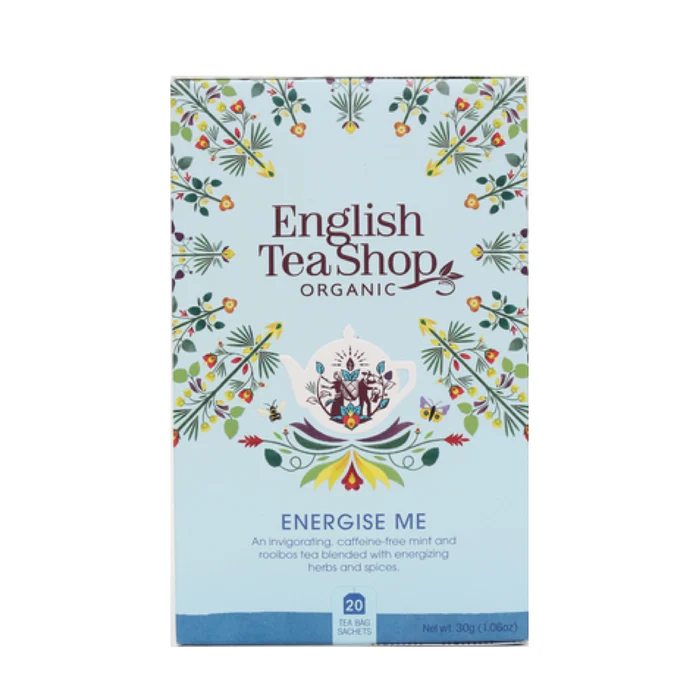 English Tea Shop - Energize Me Wellness, 20 Bags  Pack of 6