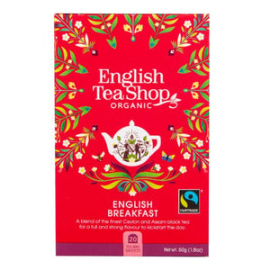 English Tea Shop - English Breakfast, 20 Bags | Pack of 6