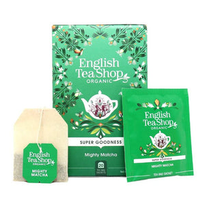 English Tea Shop - Mighty Matcha Speciality Tea, 20 Bags | Pack of 6