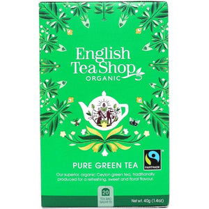 English Tea Shop - Pure Green Tea, 20 Bags | Pack of 6