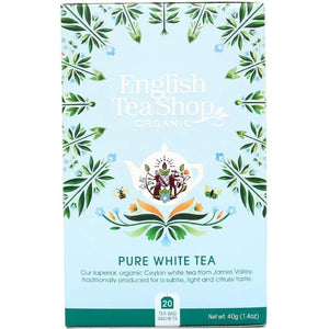 English Tea Shop - Pure White Tea, 20 Bags | Pack of 6
