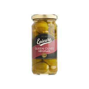 Epicure - Queen Olives Garlic, 235g | Pack of 12
