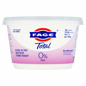 Fage - Total 0% Fat Free Greek Yoghurts, 150g | Pack of 6