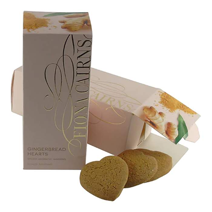 Fiona Cairns - Gingerbread Hearts, 1 box  Pack of 12