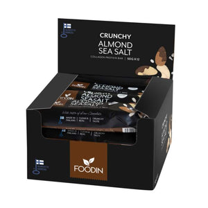 Foodin - Collagen Protein Bar Almond Seasalt, 50g | Pack of 12