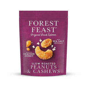 Forest Feast - Scottish Heather Honey Roasted Peanuts & Cashews, 120g | Pack of 8