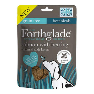 Forthglade - National Trust Soft Bites Salmon with Herring, 90g | Pack of 8