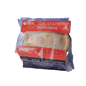 G Free - Baked To Taste Steak Ale & Mushroom pie, 220g | Pack of 8