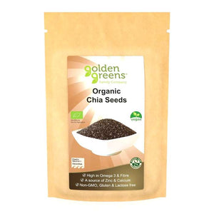 Golden Greens - Organic Chia Seeds, 250g